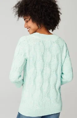 J.Jill Marled Cable Sweater | Jjill-Women Sweaters