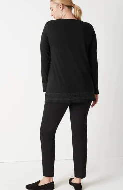 J.Jill Metallic-Embroidered Tunic | Jjill-Women Tops & Tees