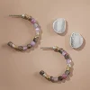J.Jill Misty Rainfall Beaded Hoop Set | Jjill-Women Jewelry