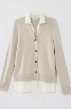 J.Jill Mixed-Media Cardi | Jjill-Women Sweaters