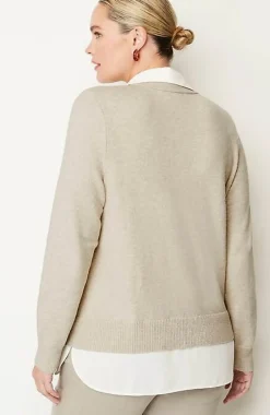 J.Jill Mixed-Media Cardi | Jjill-Women Sweaters