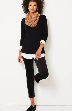 J.Jill Mixed-Media Layered Sweater | Jjill-Women Sweaters