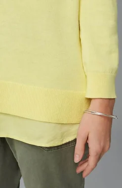 J.Jill Mixed-Media Layered V-Neck Sweater | Jjill-Women Sweaters