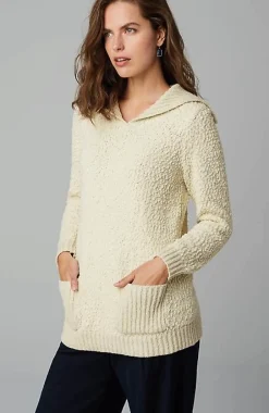 J.Jill Mixed-Textures Collared Sweater | Jjill-Women Sweaters