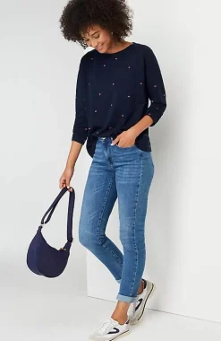 J.Jill More Love Embroidered Sweatshirt | Jjill-Women Tops & Tees