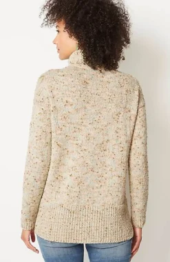 J.Jill Multi-Tweed Turtleneck Sweater | Jjill-Women Sweaters