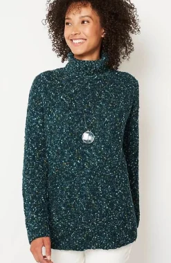 J.Jill Multi-Tweed Turtleneck Sweater | Jjill-Women Sweaters