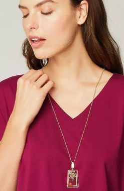 J.Jill Nature'S Charm Pressed-Flower Pendant Necklace | Jjill-Women Jewelry