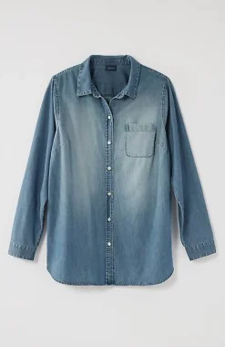 J.Jill One-Pocket Button-Front Shirt | Jjill-Women Shirts & Blouses