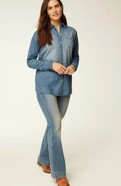 J.Jill One-Pocket Button-Front Shirt | Jjill-Women Shirts & Blouses