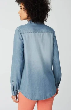 J.Jill One-Pocket Button-Front Shirt | Jjill-Women Shirts & Blouses