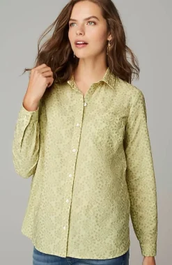 J.Jill One-Pocket Shirred-Back Shirt | Jjill-Women Shirts & Blouses