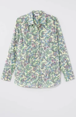 J.Jill One-Pocket Shirred-Back Shirt | Jjill-Women Shirts & Blouses