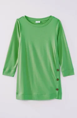 J.Jill Organically Grown Cotton Button-Seamed Tunic | Jjill-Women Tops & Tees