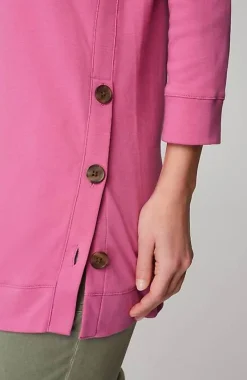 J.Jill Organically Grown Cotton Button-Seamed Tunic | Jjill-Women Tops & Tees