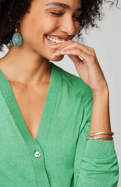 J.Jill Organically Grown Cotton V-Neck Cardi | Jjill-Women Sweaters