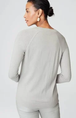 J.Jill Organically Grown Cotton V-Neck Cardi | Jjill-Women Sweaters