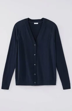 J.Jill Organically Grown Cotton V-Neck Cardi | Jjill-Women Sweaters