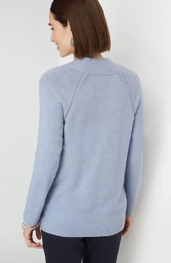 J.Jill Overlapping-V-Neck Sweater | Jjill-Women Sweaters