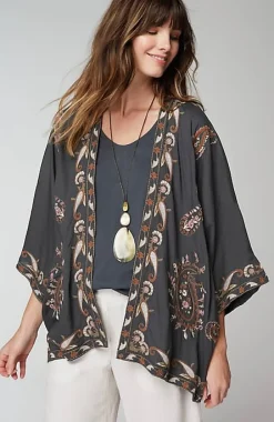 J.Jill Paisley-Embroidered Soft Jacket | Jjill-Women Ponchos, Ruanas & Scarves