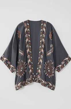 J.Jill Paisley-Embroidered Soft Jacket | Jjill-Women Ponchos, Ruanas & Scarves