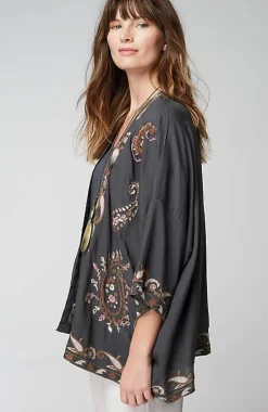 J.Jill Paisley-Embroidered Soft Jacket | Jjill-Women Ponchos, Ruanas & Scarves