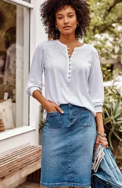 J.Jill Patch-Pocket Skirt | Jjill-Women Skirts