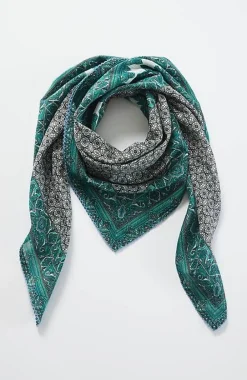 J.Jill Patchwork-Printed Square Scarf | Jjill-Women Ponchos, Ruanas & Scarves