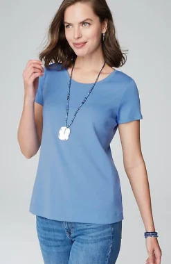 J.Jill Pima Cotton Tee | Jjill-Women Tops & Tees