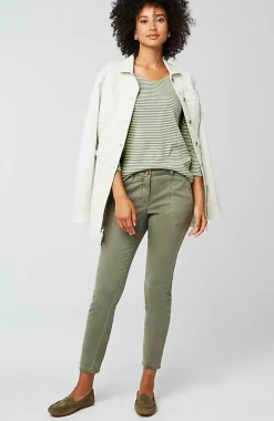 J.Jill Pima 3/4-Sleeve V-Neck Tee | Jjill-Women Tops & Tees