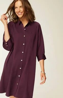 J.Jill Pintucked A-Line Shirtdress | Jjill-Women Dresses
