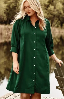 J.Jill Pintucked A-Line Shirtdress | Jjill-Women Dresses
