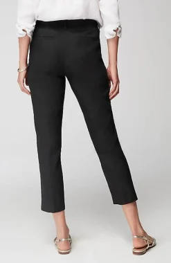 J.Jill Pintucked Linen-Stretch Slim-Leg Pants | Jjill-Women Pants & Jeans