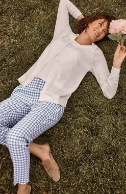 J.Jill Pintucked Linen-Stretch Slim-Leg Pants | Jjill-Women Pants & Jeans