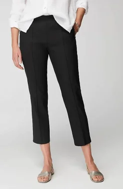 J.Jill Pintucked Linen-Stretch Slim-Leg Pants | Jjill-Women Pants & Jeans