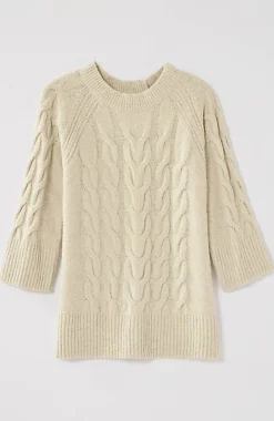 J.Jill Placed-Cable Crew-Neck Sweater | Jjill-Women Sweaters