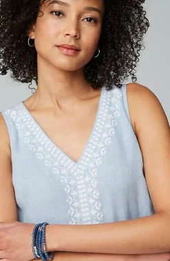 J.Jill Placed-Embroidery Maxi Dress | Jjill-Women Dresses