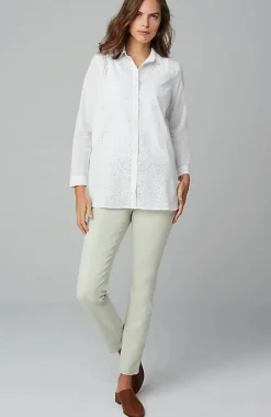 J.Jill Placed-Eyelet Tunic | Jjill-Women Tunics