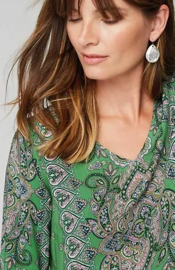 J.Jill Placed-Paisley Top | Jjill-Women Shirts & Blouses