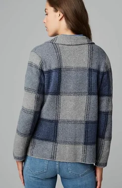 J.Jill Plaid Button-Front Sweater | Jjill-Women Sweaters