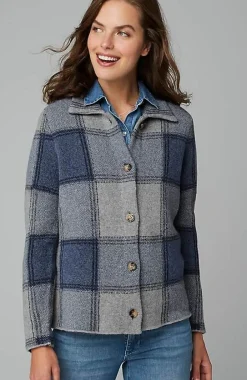 J.Jill Plaid Button-Front Sweater | Jjill-Women Sweaters
