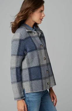 J.Jill Plaid Button-Front Sweater | Jjill-Women Sweaters