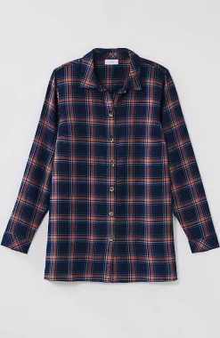 J.Jill Plaid Button-Front Tunic | Jjill-Women Tunics