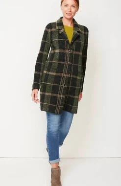 J.Jill Plaid Notch-Collared Topper | Jjill-Women Sweaters