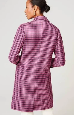 J.Jill Plaid Notched-Collar Jacket | Jjill-Women Jackets & Coats