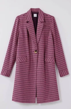 J.Jill Plaid Notched-Collar Jacket | Jjill-Women Jackets & Coats