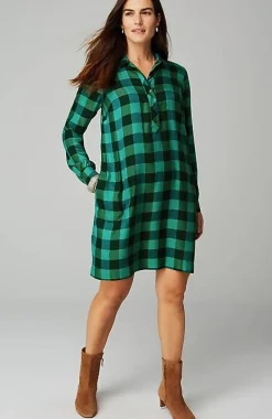 J.Jill Plaid Shirtdress | Jjill-Women Dresses