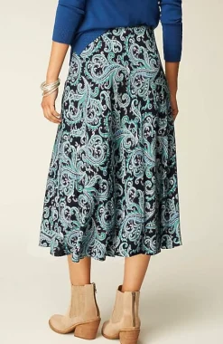 J.Jill Printed A-Line Midi Skirt | Jjill-Women Skirts