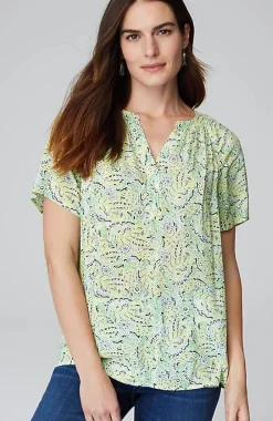 J.Jill Printed Voile Top | Jjill-Women Shirts & Blouses