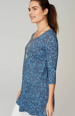 J.Jill Pure Jill Ballet-Sleeve Tunic | Jjill-Women Tops & Tees